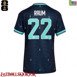 Tyskland David Raum #22 Bortatröja Dam VM 2026 Kortärmad